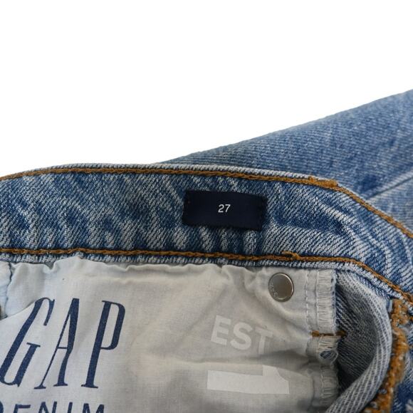GAP 3" High Rise Button Fly Cut Off Denim Short Womens 27 - Picture 9 of 11